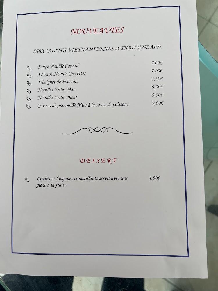 Perle d'Asie - Menu Image 1