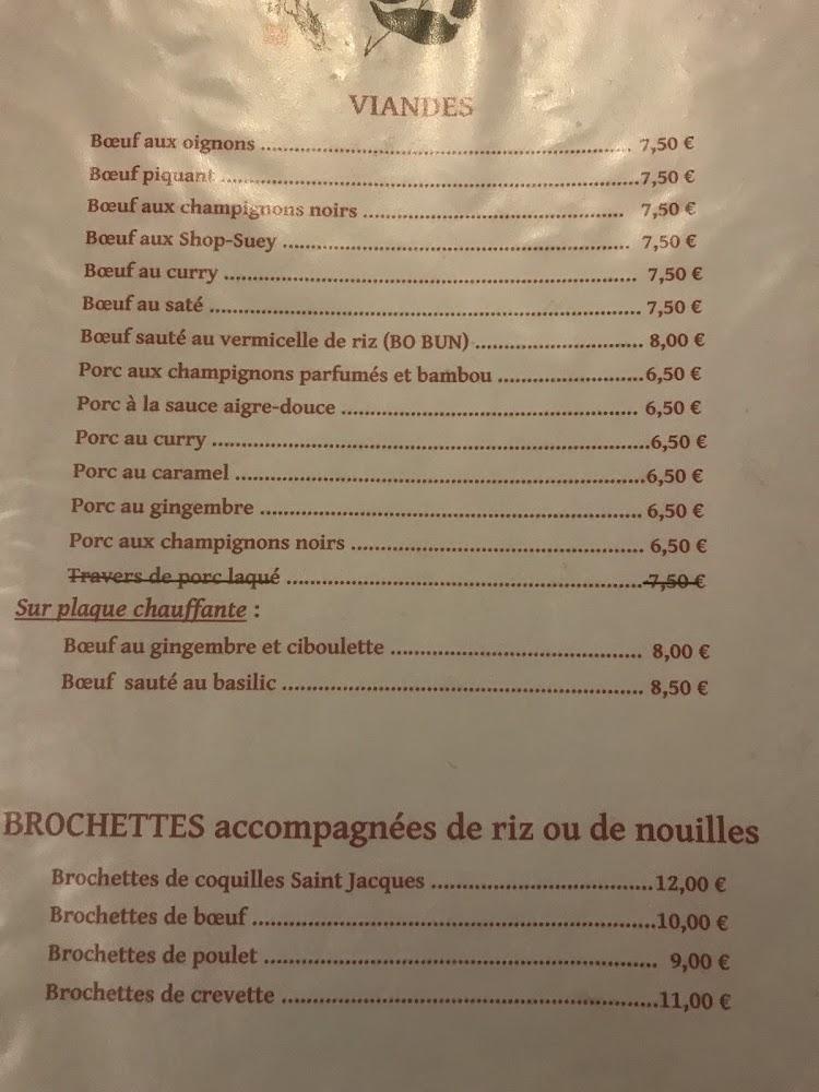 Perle d'Asie - Menu Image 3