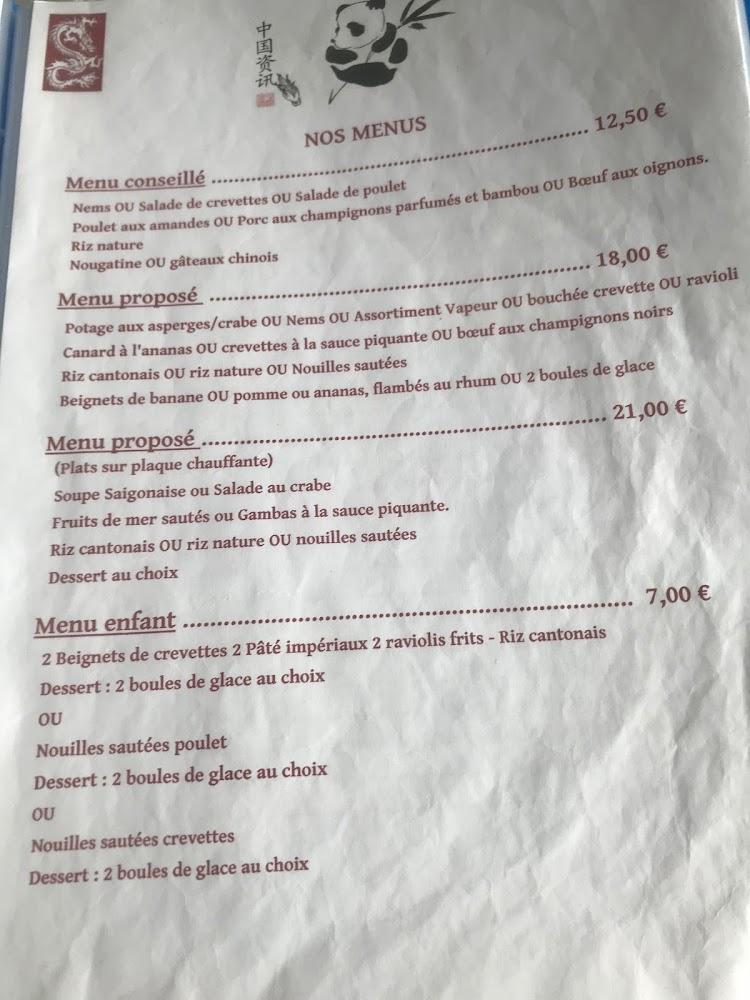 Perle d'Asie - Menu Image 4